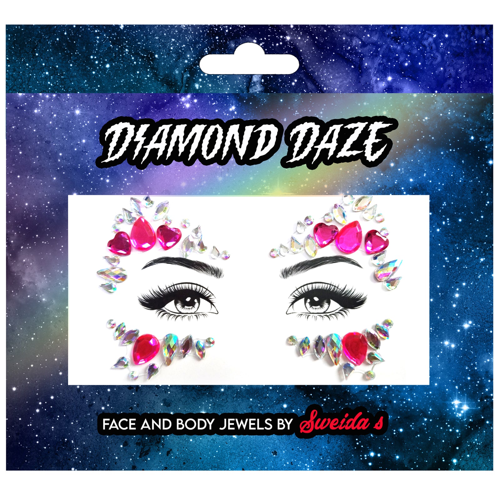 Face Jewels - Queen Of Hearts