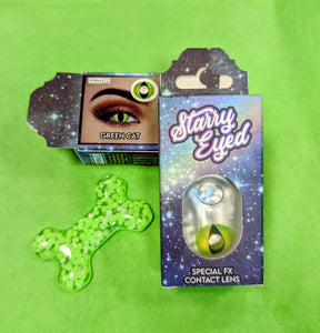 Starry Eyed Yearly Lenses - GREEN CAT